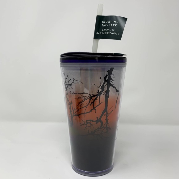 Starbucks Halloween 2022 Glow in the Dark Spooky 16oz Tumbler NWT‎ - Picture 2 of 6